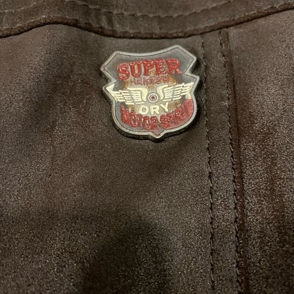 ⚡️SALE⚡️Authentic SUPERDRY LEATHER JACKET - Picture 8 of 12